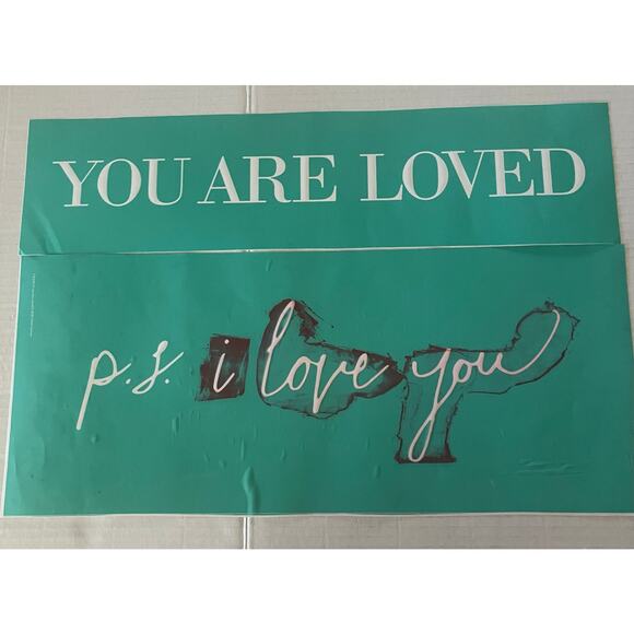 You Are Loved/ PS I Love You 8x12 Chalk Couture Transfers - Picture 5 of 5